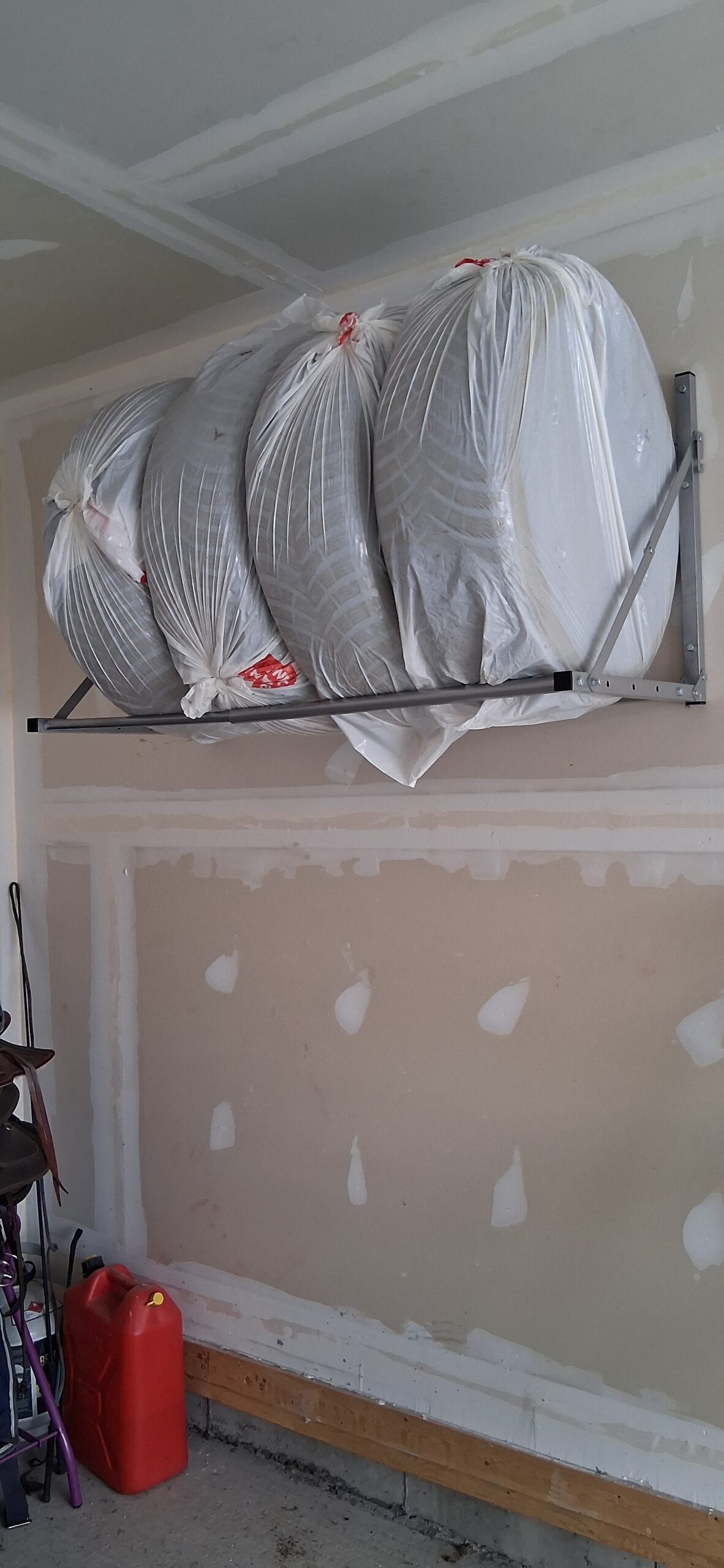 HyLoft foldable TireLoft installation in Ottawa garage — FixItAll Handyman Services