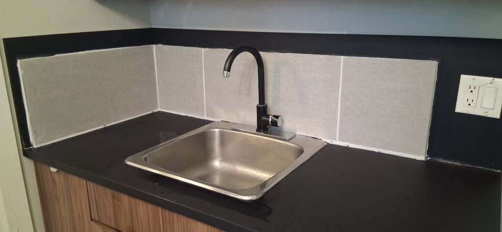 Kitchen Backsplash Tile Installation Near Sink — FixItAll Handyman Services