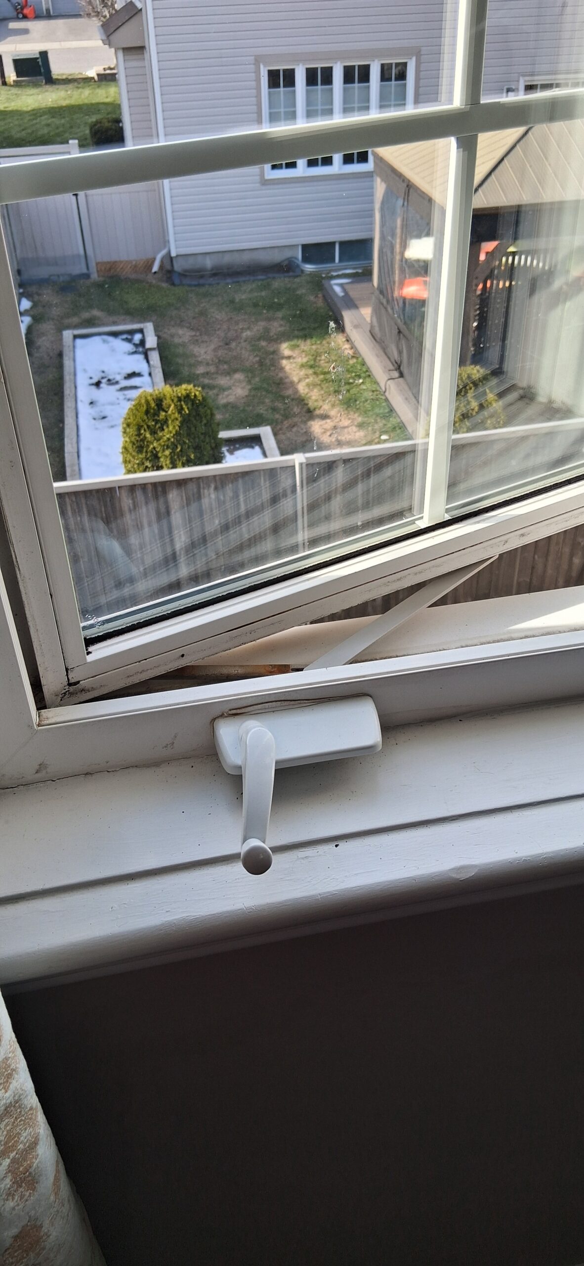 Casement window lock and crank repair in Ottawa — FixItAll Handyman Services