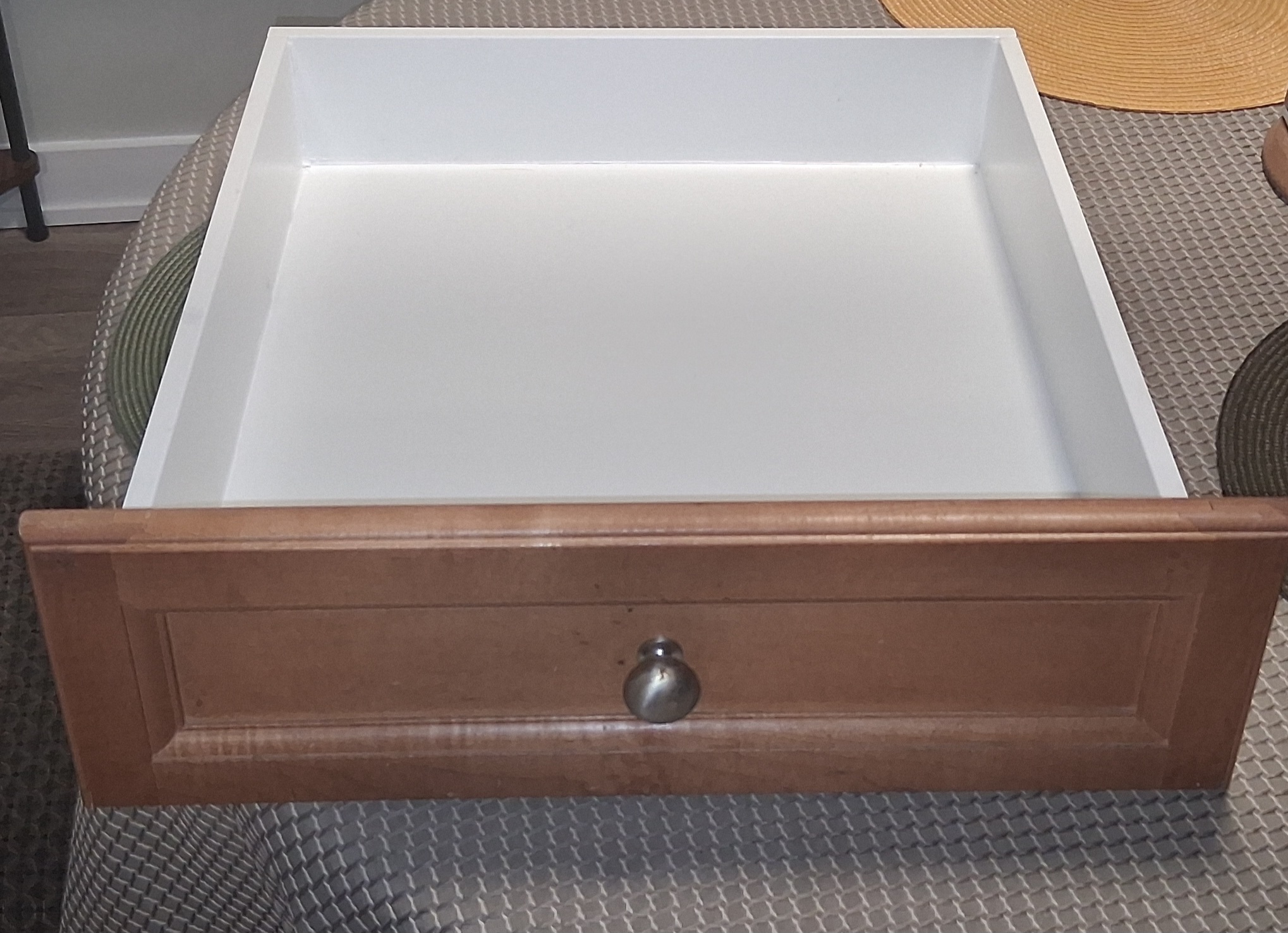 After: kitchen drawer repaired and sliding smoothly in Ottawa