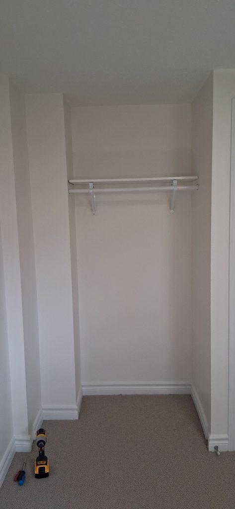 Closet Shelf Installation in Ottawa