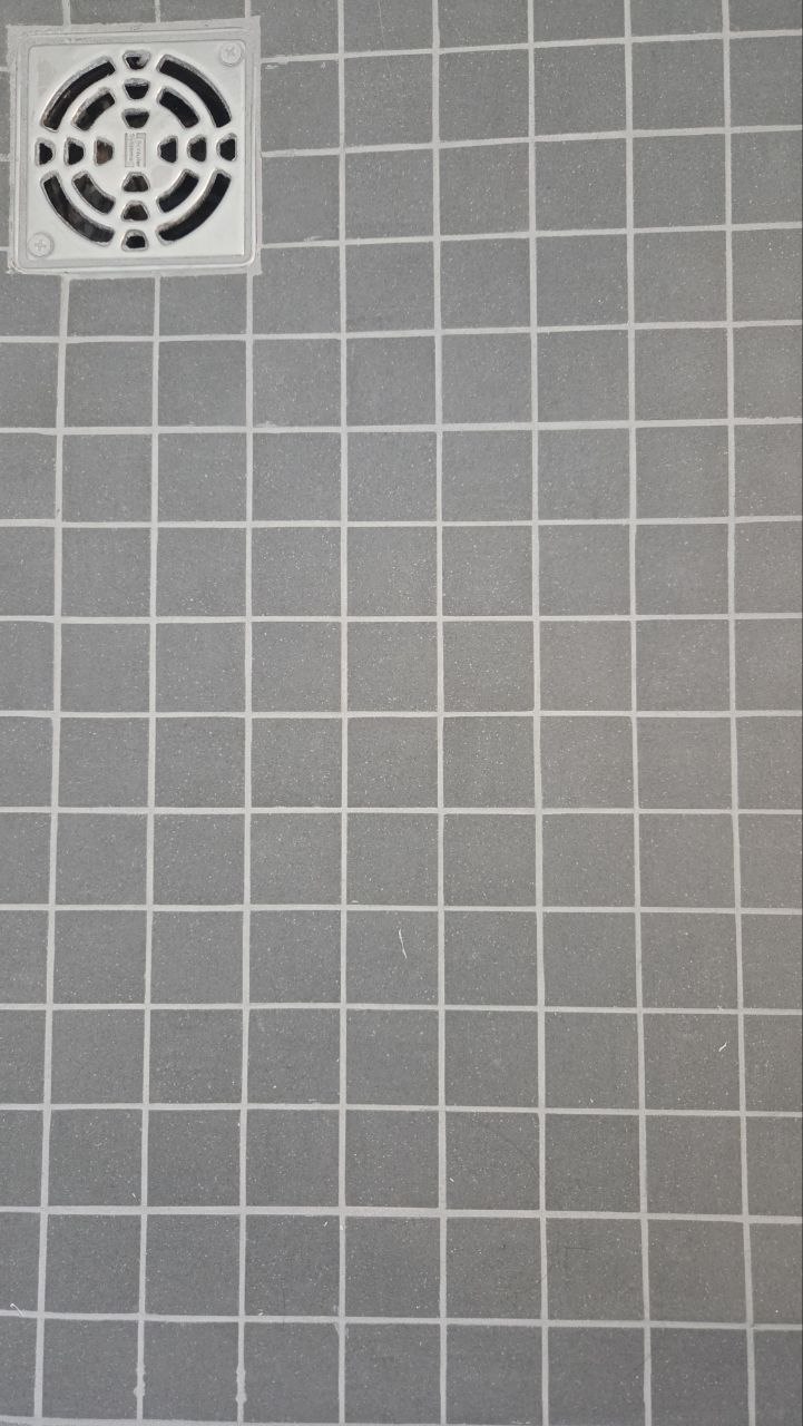 Grout joints after sealing